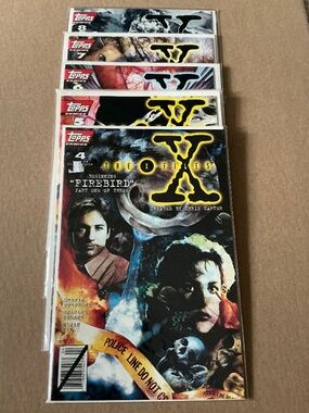 The X-Files Topps 5 Comics Lot - 4 through 8